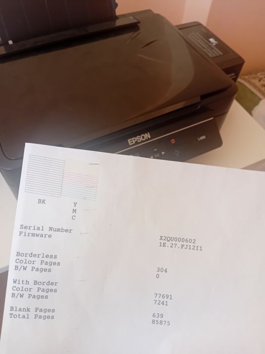 Epson L486 мфу цветной