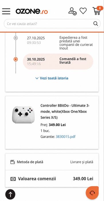 Vand controler origina l 8BitDo