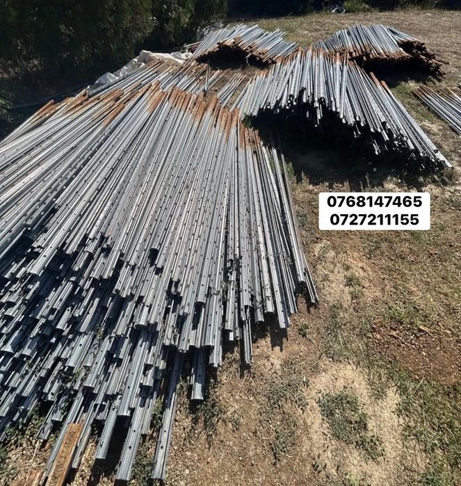 Vând spalieri stâlpi zincati metalici