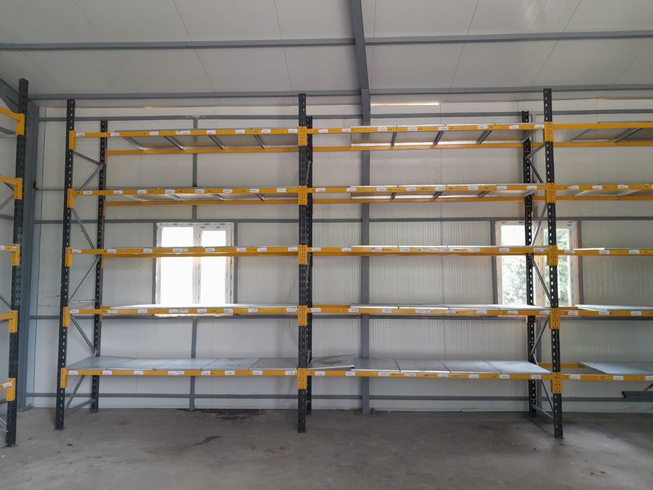 Rafturi metalice profesionale euro paleti 2700 kg pe nivel