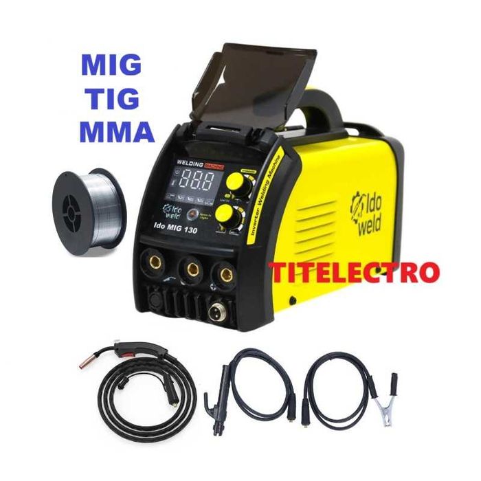 Aparat sudura Ido MIG 130 INTENSIV fara gaz fara argon + sarma flux