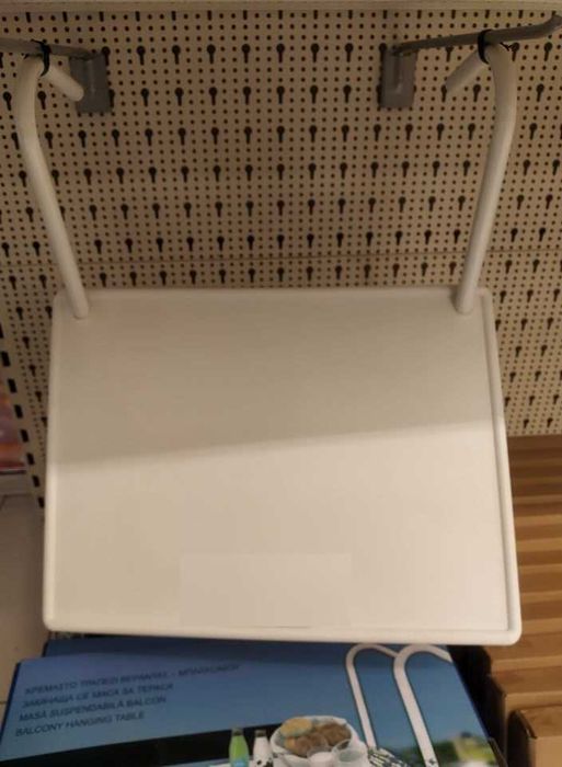 Закачаща се градинска масичка забалкон тераса висяща 51.5х39.5х55см