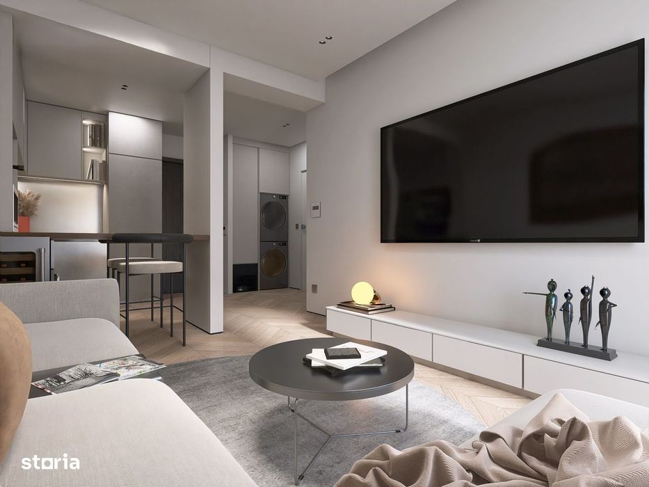 Zona Shopping Park –BLOC NOU - garsoniera tip studio, etaj 3, FINISATA — fotografia 3