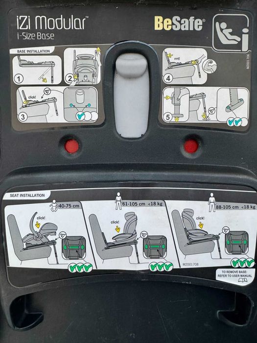 Scaun auto copii iZi Modular X1 i-Size + Bază ISOfix BeSafe iZi Modul.