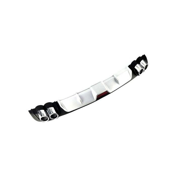 Difuzor bara spate cu ornamente toba duble pt Dacia Logan 3 2021-