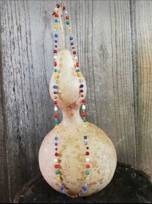 Цветен гердан с камъни от Индия