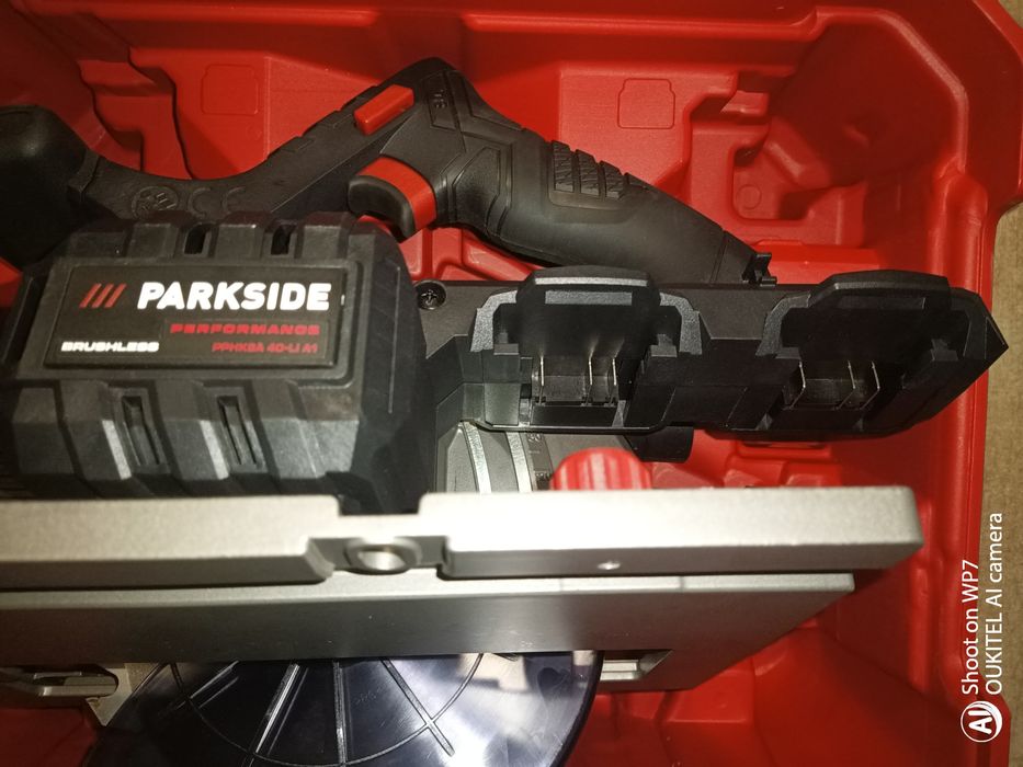 Parkside ferastrau circular 40V fierastrau cu disc pe baterie 2 x 20V