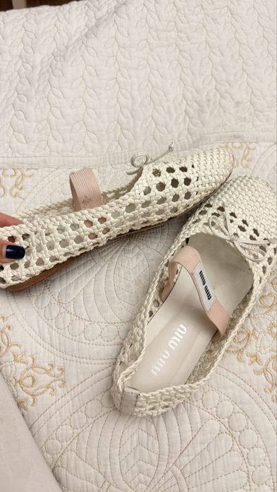 Балетки Miumiu размер 38