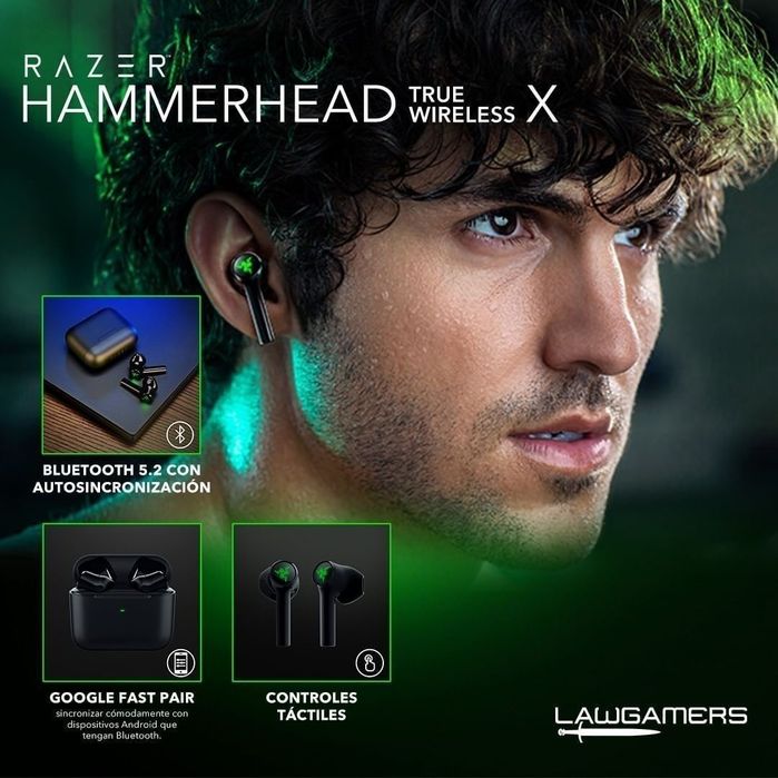 Razer Hammerhead X с подсветкой Беспроводные Наушники