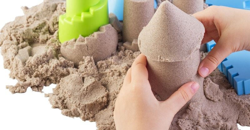 Кинетический песок для детей - что это такое?