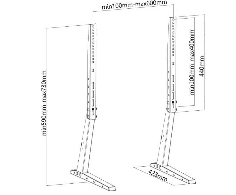 Suport TV Universal MyWall pentru diagonale 37" - 70" (94 - 178 CM), alb HP 36 W / N5