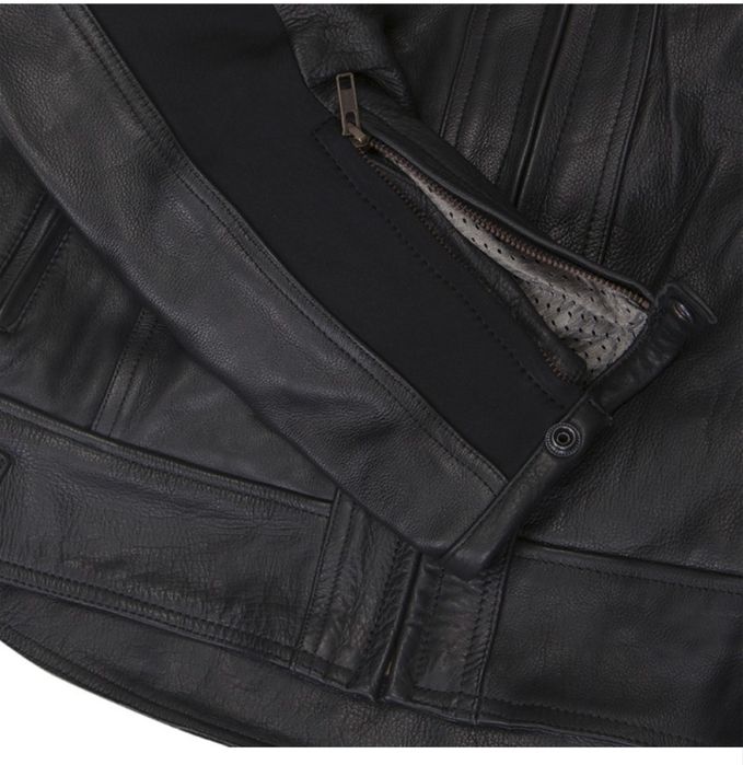 Geaca Moto piele - Barbati W-TEC Mardok NF-1121, L