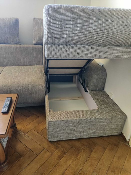 Colțar extensibil  3.10 m, cu ladă depozitare