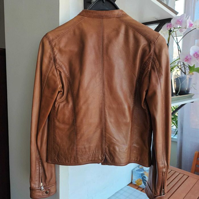 Geaca piele Massimo Dutti