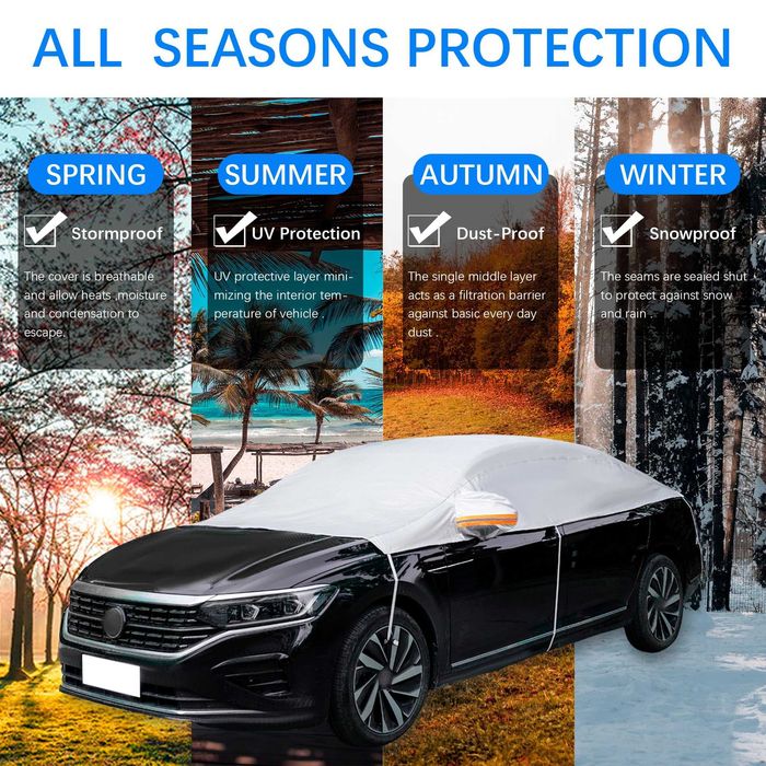 Покривало за кола Водоустойчив калъф за хечбек, седан и SUV