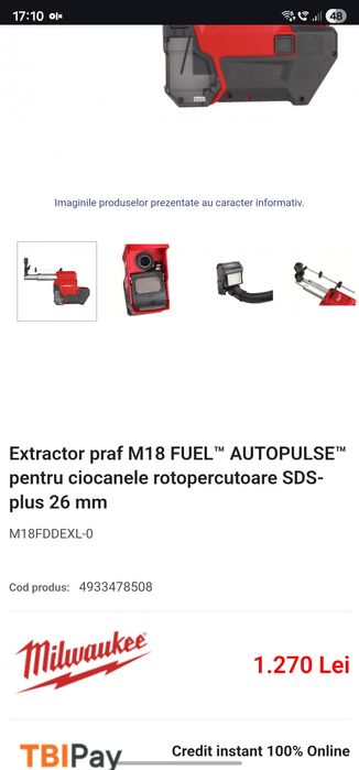 Aspirator Milwaukee M18 2024 Hepa