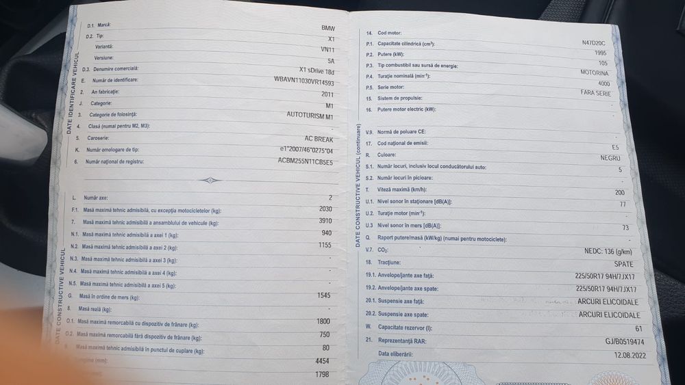 Vând BMW x1   S DRIVE 2011