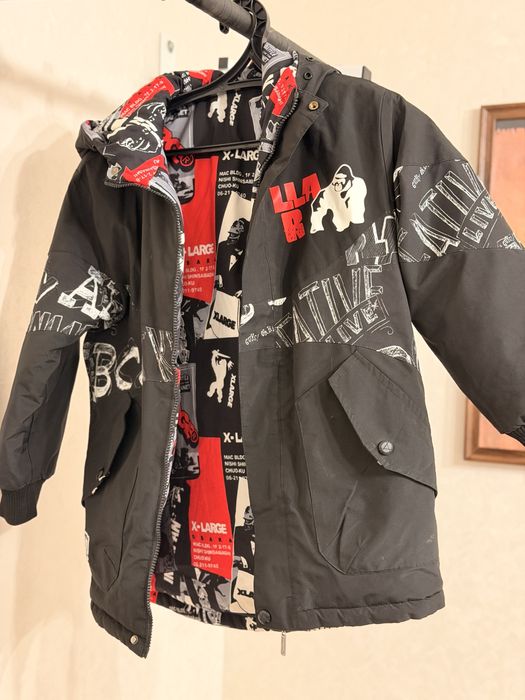 Двусторонняя куртка на мальчика