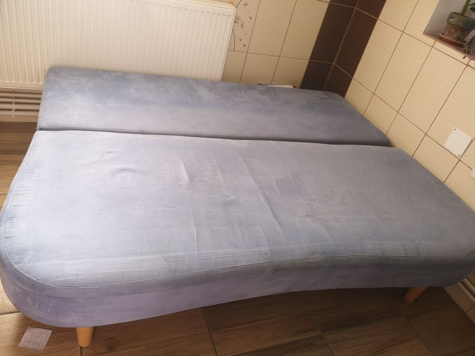 Canapea extensibila de 2 persoane cu lada de depozitare