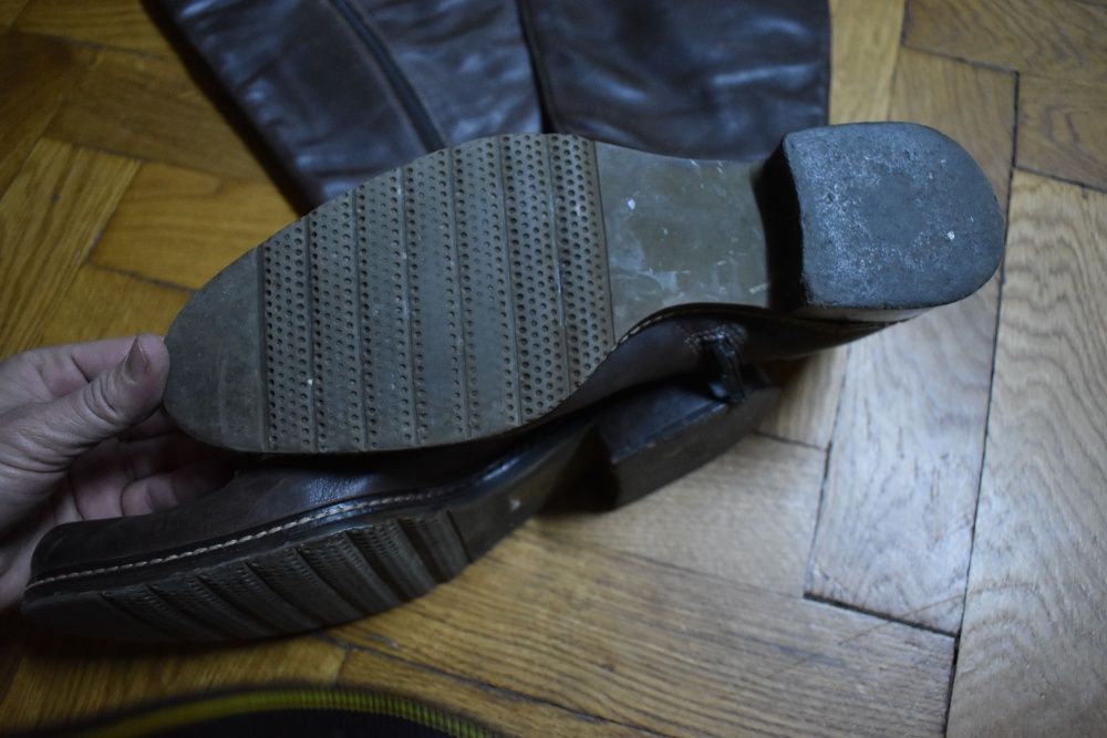 Cizme dama din piele peste genunchi