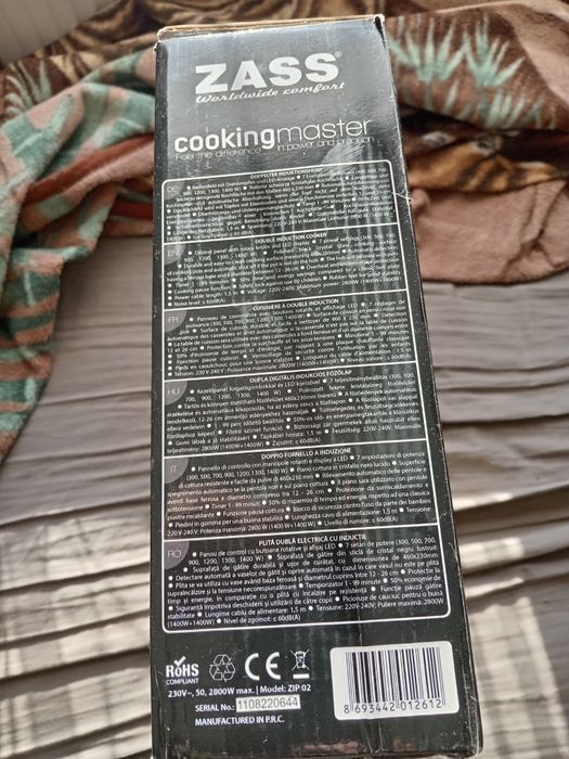 Plita inductie zass 2 ochiuri