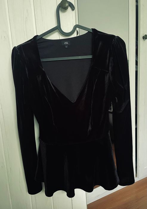 Top elegant de catifea River Island (xs)