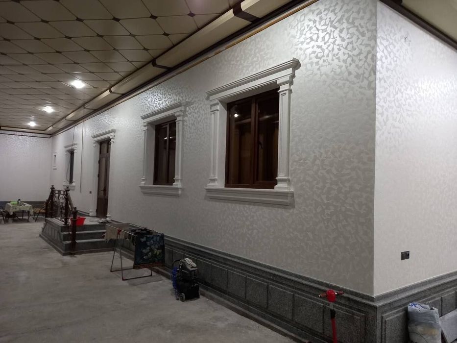 Travertin fasad usta