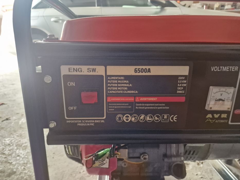 Generator  curent 5.5 kw, ca nou, nefolosit !