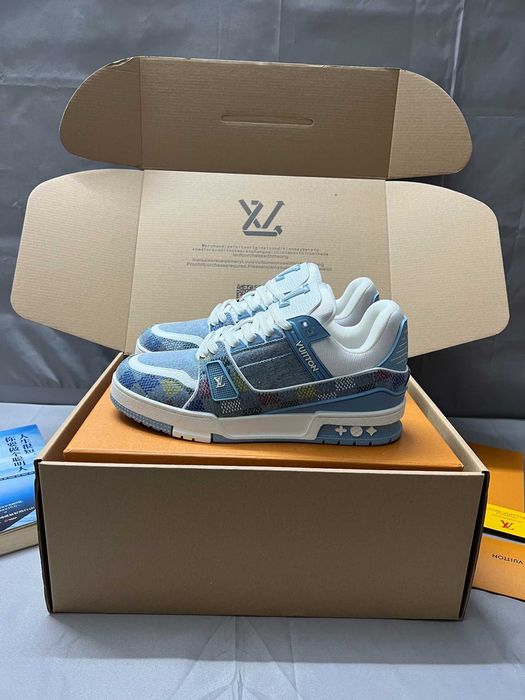 LV albastru pantofi pentru bărbați și femei