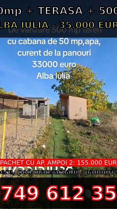 Vând cabana, zona linistita