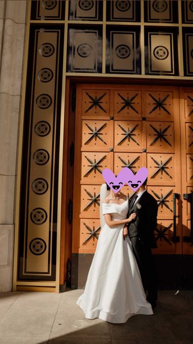 Свадебное платье минимализм