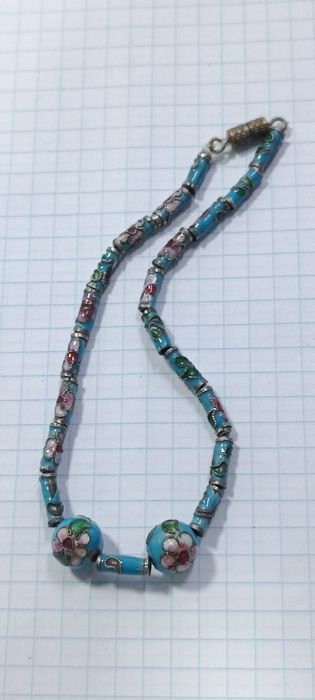 Старинный браслет перегорочиткя эмаль Китай 50е годы!