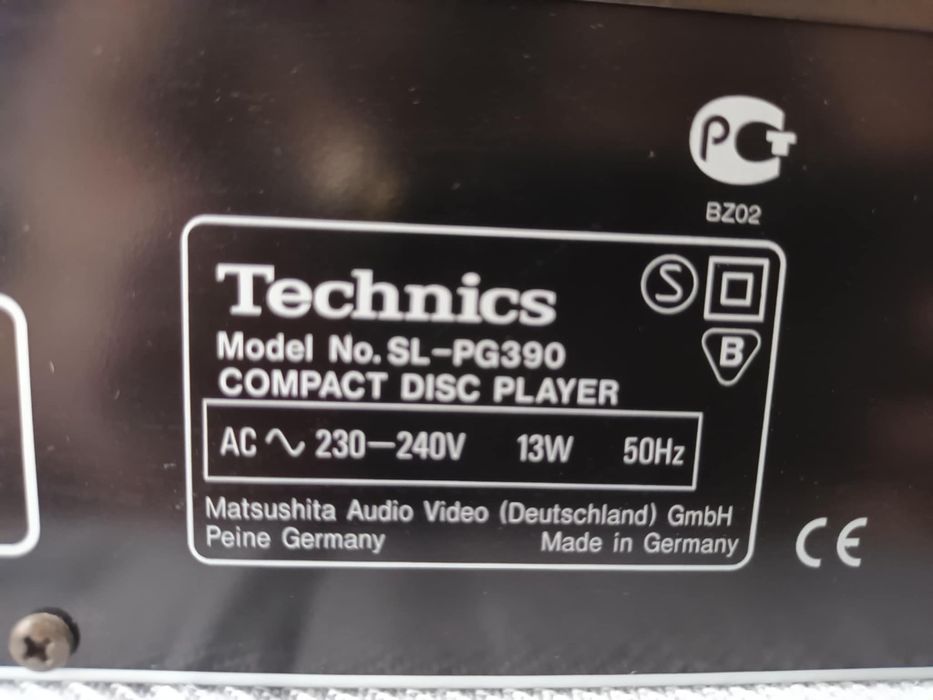 Technics CD Player плейър SL-PG390 с MASH конвертор