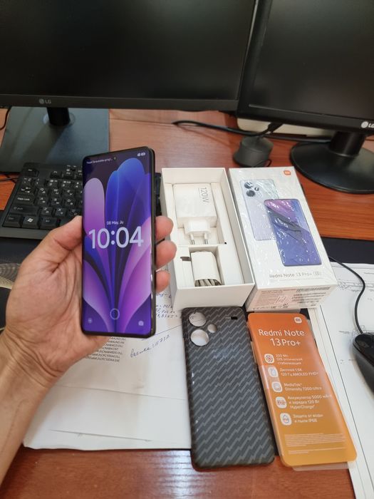 Redmi note 13pro+ 5G 12+6/512gb ideal ochilmagan usta kurmagan aybi yu