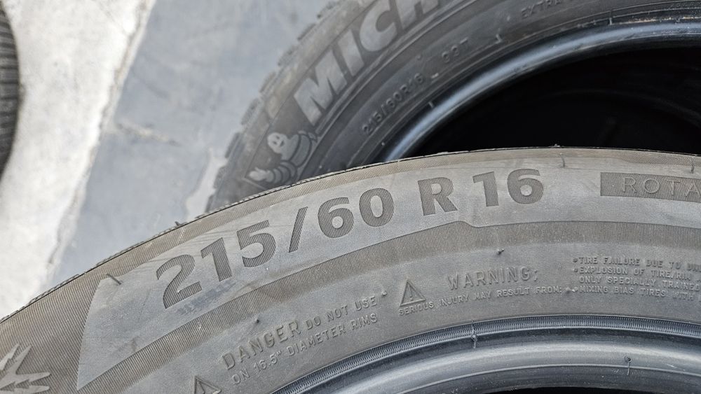 4бр гуми 215 60 16 мишелин