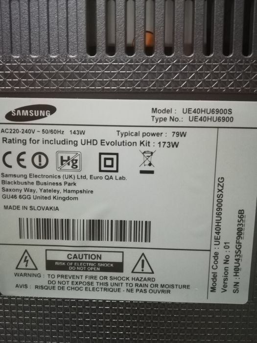 Телевизори за части SAMSUNG ;LG