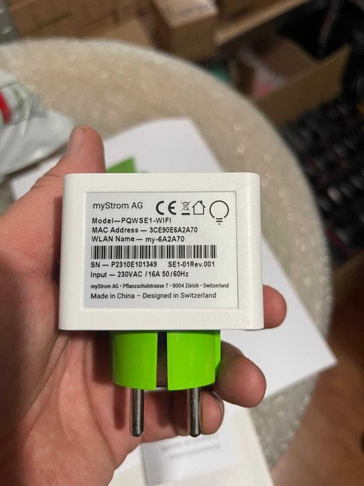 Priza smart WiFi myStrom SE1, alb