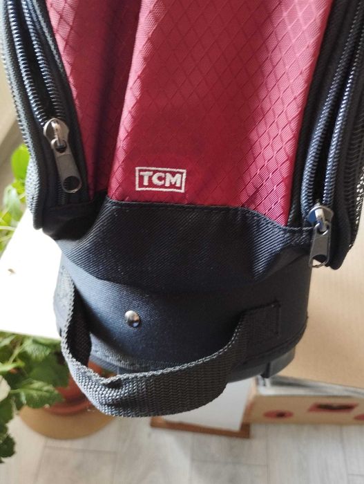 Geantă Golf - Stand Bag cu Trepied Manual (6 Compartimente) – TCM, Nouă - nefolosita