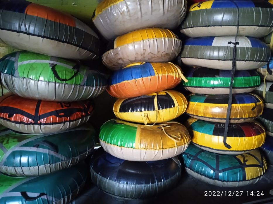 Тюбинг, ватрушка, надувные санки.