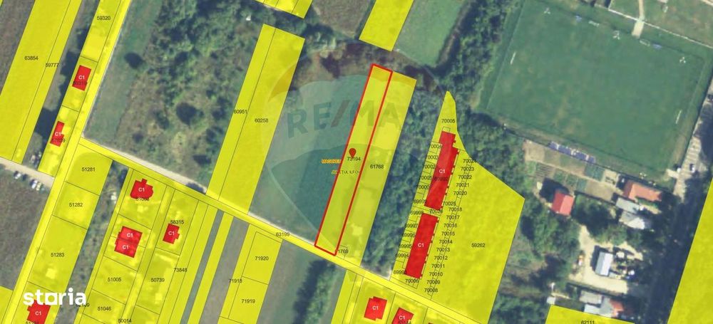 Teren Intravilan 1400mp in Magurele