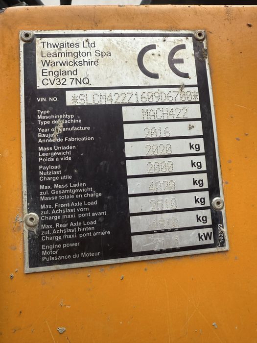 De vanzare sau da inchiriat Dumper de 2 Tone