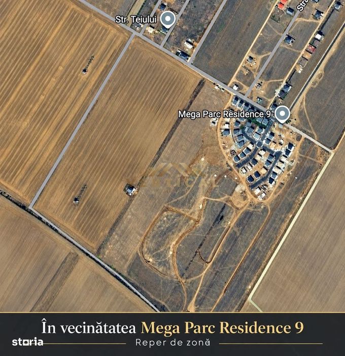 Teren intravilan Vidra, 438 mp | Dublă deschidere | Gaz și curent
