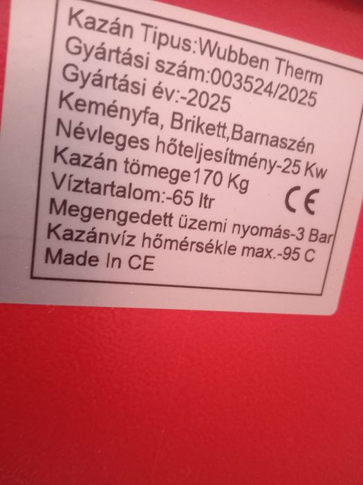 Centrala pe lemne25KW