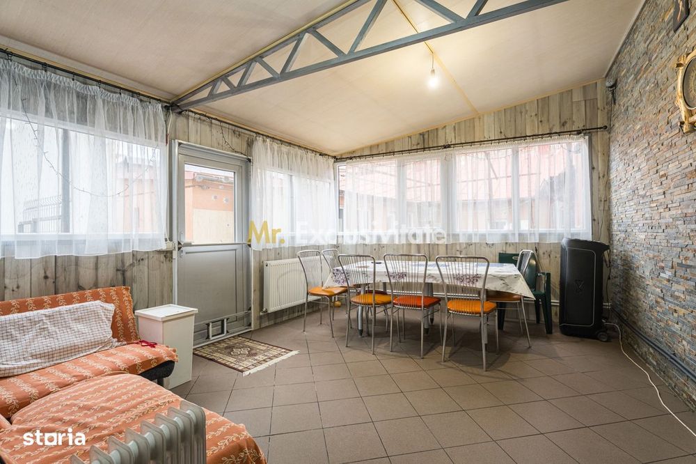 Casa, anexa, hala comerciala închiriată teren 400 mp 7 minute centru