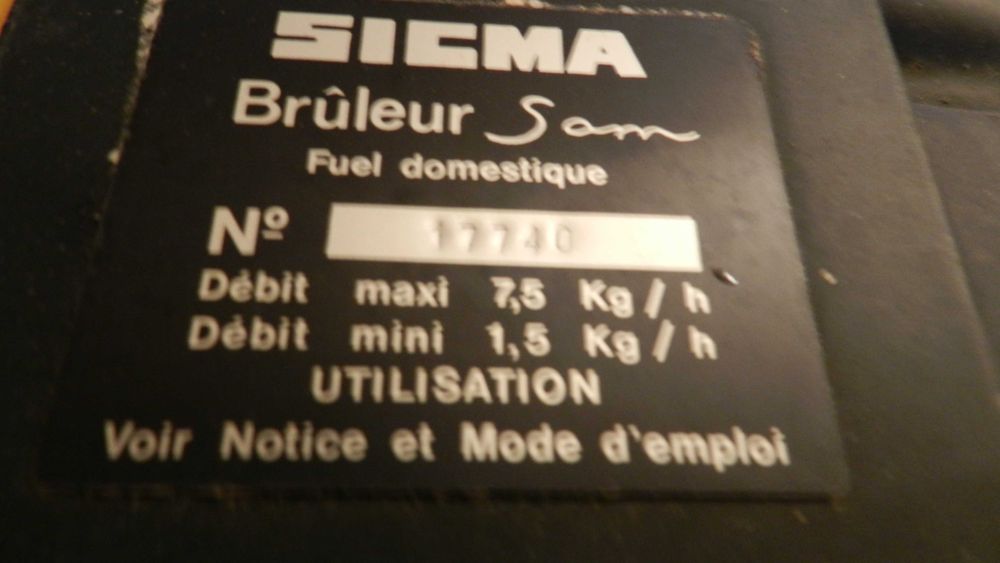 Arzator pe motorina pt. incalzire centrala casa , vila -SICMA Sam 7