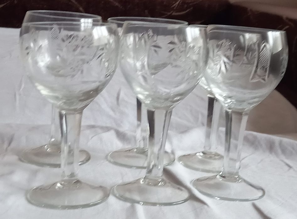 Set 6 pahare din sticla pentru diferite ocazii