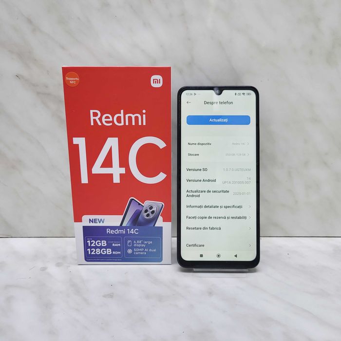 Xiaomi Redmi 14C, 6GB RAM, 128GB Zeus Amanet Militari 33317