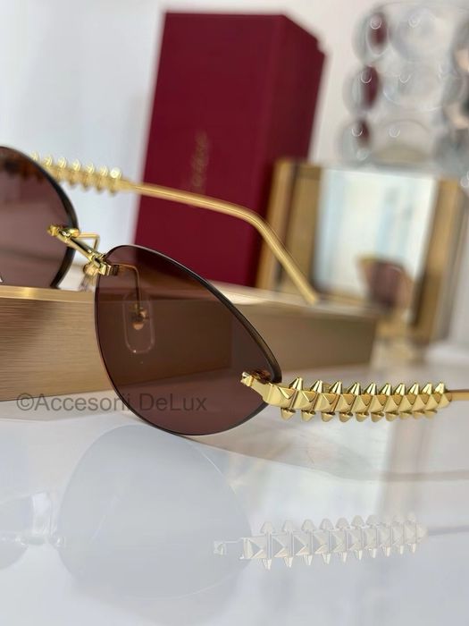 Ochelari de Soare Cartier Excepțion CT0543S Full Box [Verificare Colet] Cat Eye