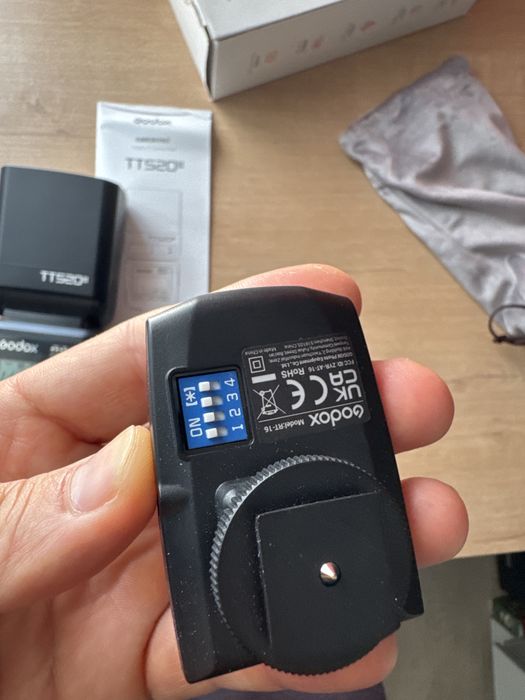 вспышка godox tt520 с синхронизатором