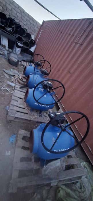 Задвижка TEMPER шаравой с редуктор